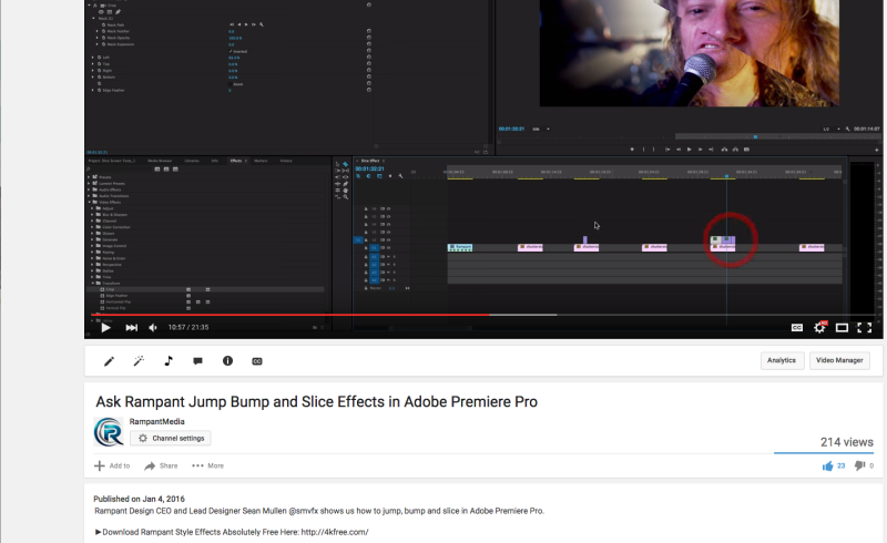 Glitch Adobe Premiere