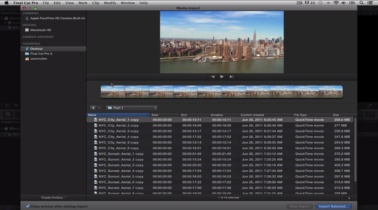 free final cut pro training