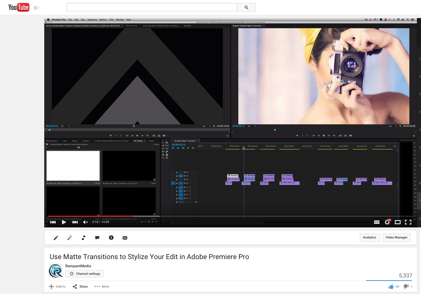 Use Matte Transitions to Stylize Your Edit in Adobe Premiere Pro