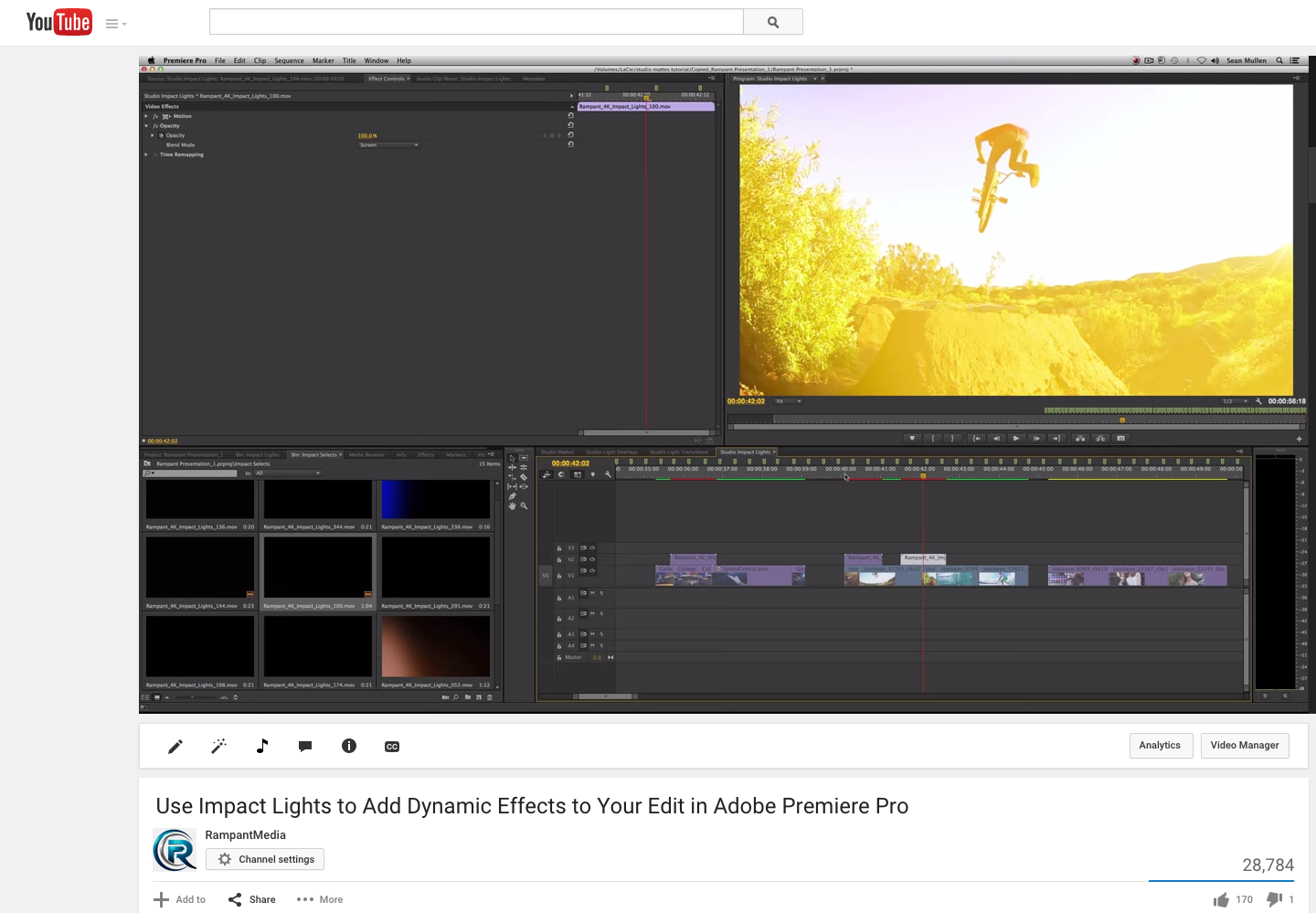 Use Impact Lights to Add Dynamic Effects to Your Edit in Adobe Premiere Pro