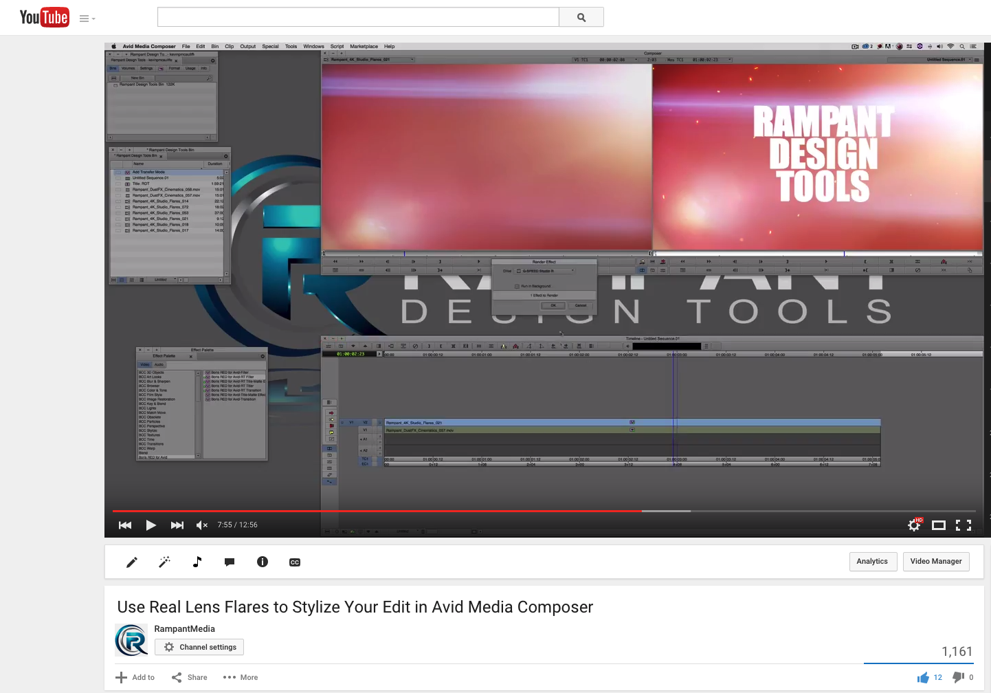 Use Real Lens Flares to Stylize Your Edit in Avid Media Composer