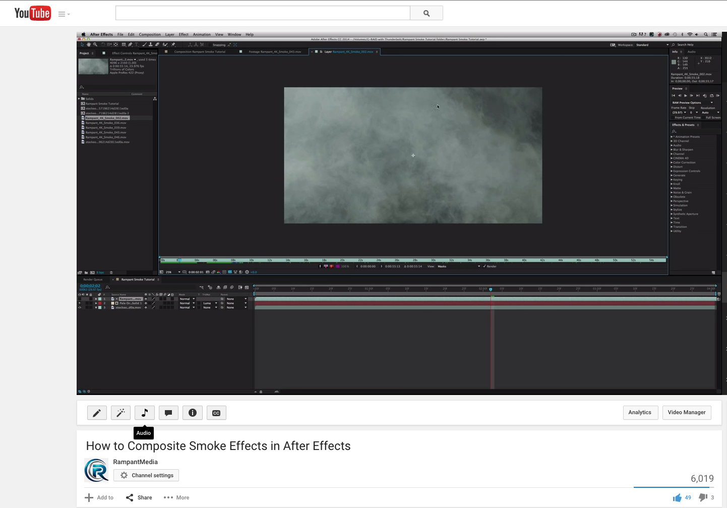 How to Composite Smoke Effects in After Effects