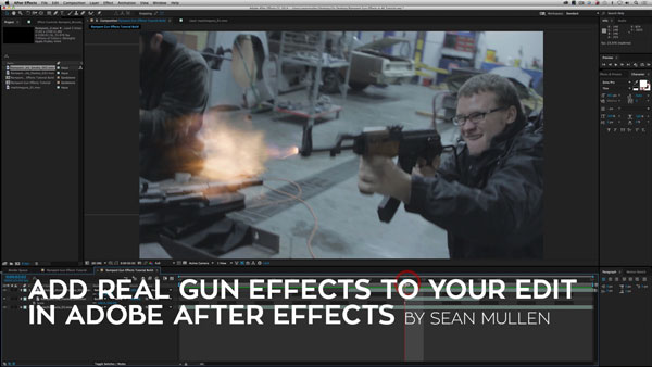 How to Add Real Gun Effects to Your Action Scene in Adobe After Effects