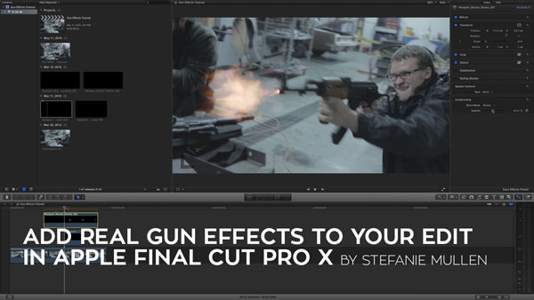 How to Add Real Gun Effects to Your Action Scene in Apple Final Cut Pro X