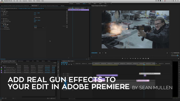 How to Add Real Gun Effects to Your Action Scene in Adobe Premiere Pro