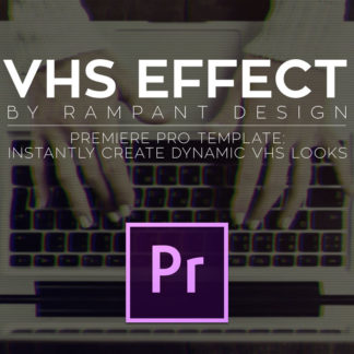 how to do old vhs effect premier pro